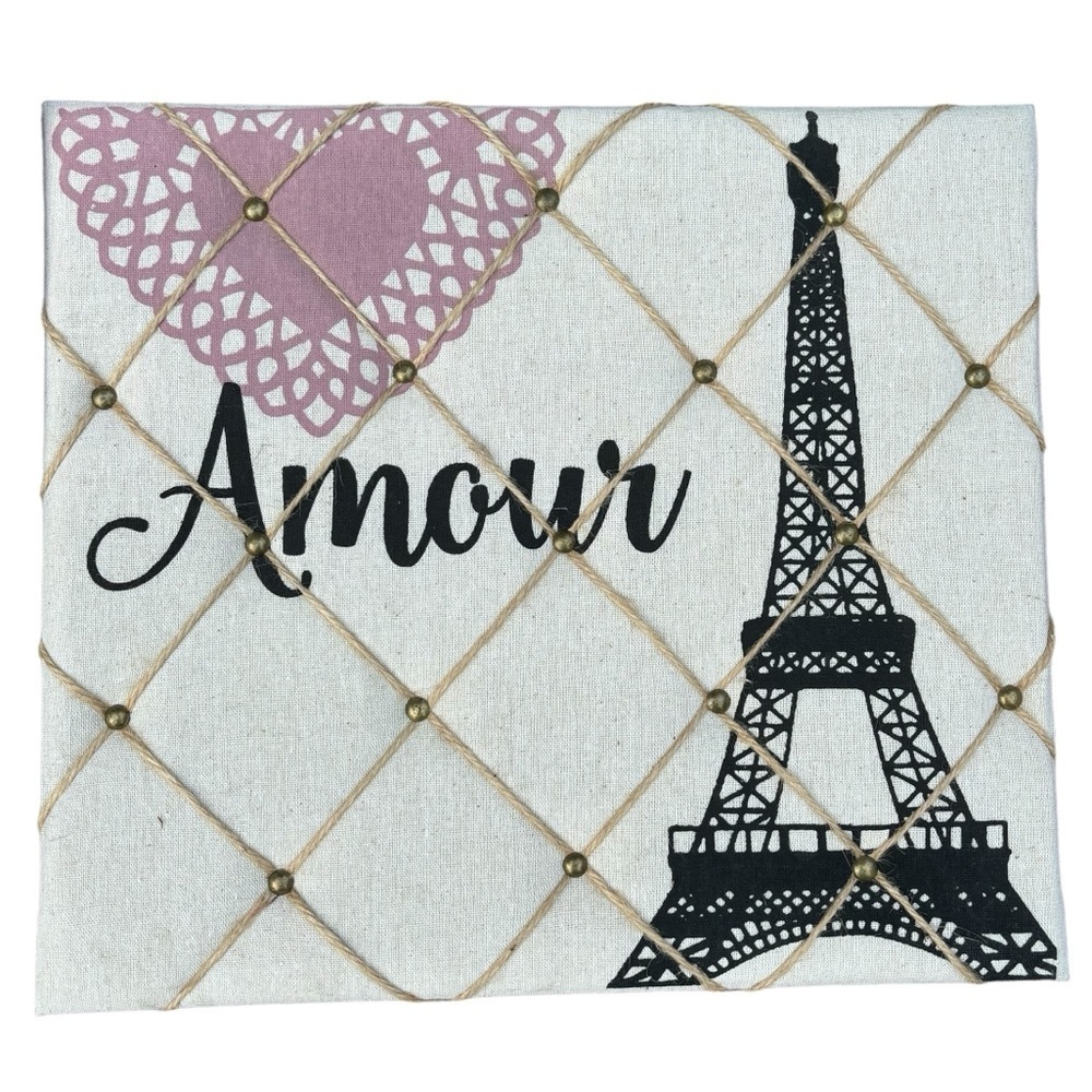 Paris Eiffel Towel photo / pin board